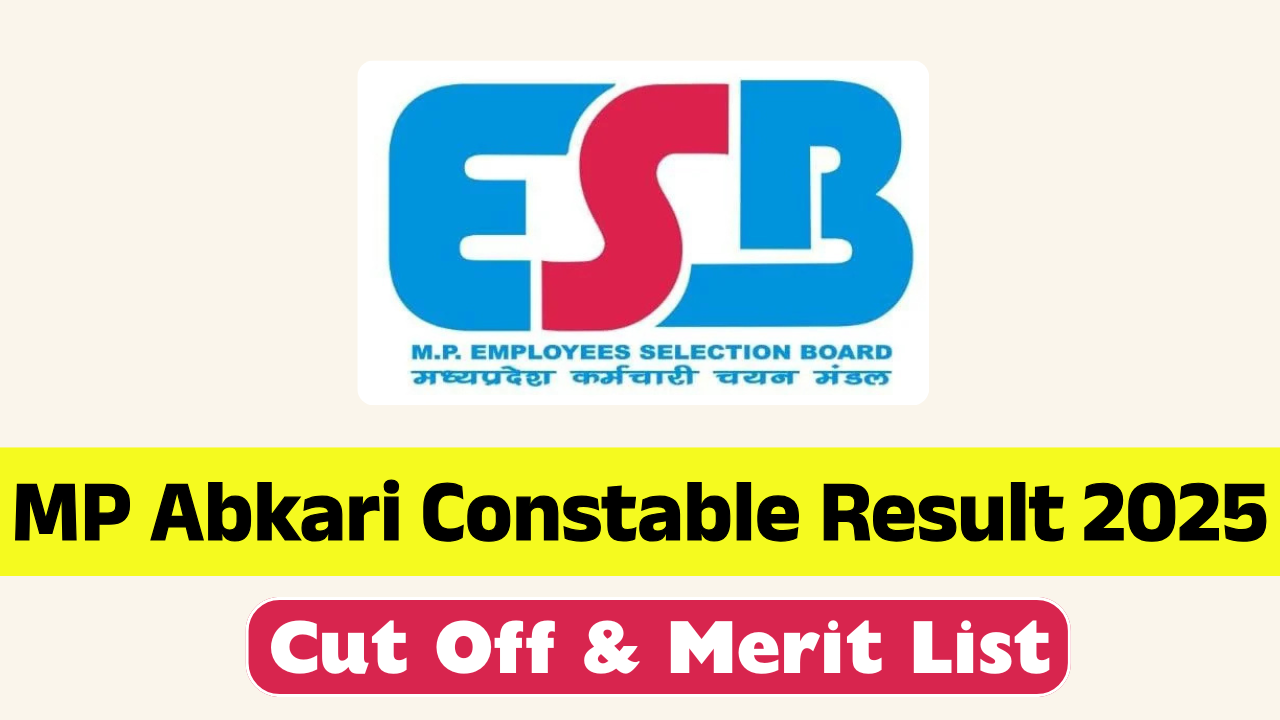 MP Abkari Constable Result 2025